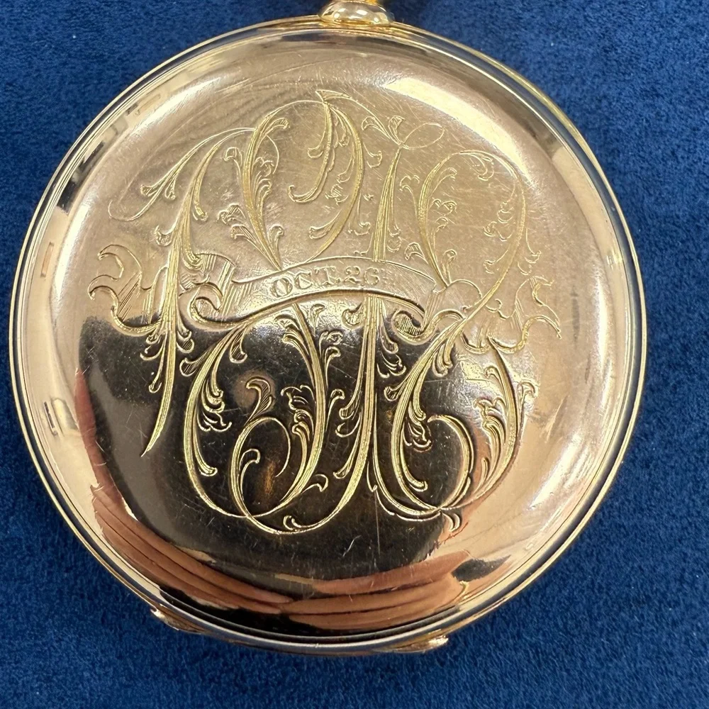 Tiffany & Co. Gold Pocket Watch with White Dial - Picture 7 of 15